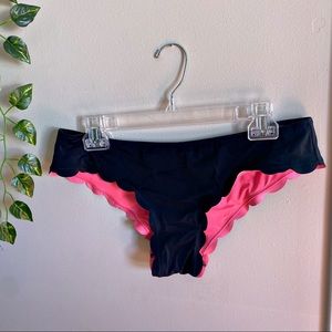 Scalloped Black Bathing Suit Never Worn